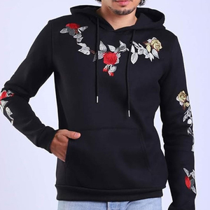 เสื้อฮู้ดดี้ปักโลโก้ตามสั่งสำหรับผู้ชาย ผ้าฝ้าย 100% ระบายอากาศได้ดี สีพื้น สวมใส่สบาย ลาย 3 มิติ มีกระเป๋า คุณภาพสูง สำหรับฤดูใบไม้ร่วง - Product Image 4