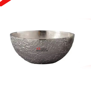 ชามเสิร์ฟอาหารโลหะสำหรับร้านอาหารและบาร์ของโรงแรมดีไซน์เนอร์สีทอง - Product Image 2