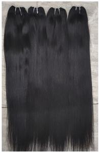 Extensions de cheveux indiens Remy 100% naturels, lisses, pas chers, qualité Temple, ondulés, cuticules alignées, non traités, doux pour le tissage - Product Image 3