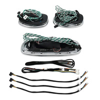 Altavoces de Techo Traseros W222 con Luz Ambiental, Altavoces de Techo con Luz Ambiental LED de 64 Colores para Benz Clase S/E/C/GLC W213 W205 X253