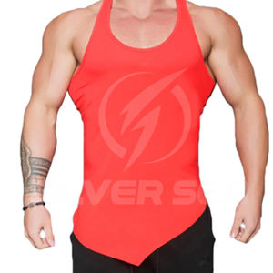 Débardeur en coton XL pour hommes, respirant, décontracté, vêtements de sport, fitness, musculation, maille solide, tricoté pour l'été - Product Image 1