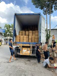 Corde en fibre de coco torsadée robuste pour l'aménagement de la construction à usage industriel et les attaches marines - Product Image 4