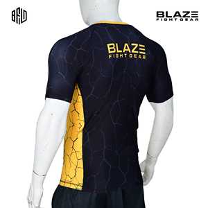 Jitsu rashguard สำหรับผู้ชาย MMA grappling BJJ การฝึกมวยการฝึกออกกำลังกายยิมนาสติกพิมพ์ซับลิเมชันในหลายสี - Product Image 4