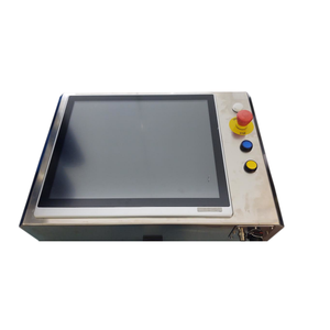 Green Cobot 21,5 "KPC21 Computadora industrial para entorno alimenticio Púlpitos autoestabilizadores Ruedas Accesorio de posicionamiento Pantalla - Product Image 1