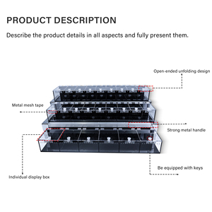 Bán buôn thiết kế mới mô hình rắn bò sát bao vây hiển thị trường hợp rắn Gecko EXPO Pet hiển thị trường hợp của các nhà sản xuất và Nhà cung cấp - Product Image 4