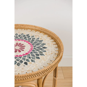 Venta al por mayor de muebles de sala de estar de granja moderna de Vietnam Centro de té Mesa de centro de madera de ratán - Product Image 5