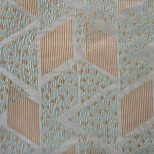 ผ้าแจ็คการ์ดโพลีเอสเตอร์เนื้อนุ่มพิเศษแบบตุรกีผ้าซาตินสีเมทัลลิกแฟนซีระบายอากาศได้สำหรับเสื้อผ้าอาบายาของเด็กผู้หญิง1 PK-1661 - Product Image 1