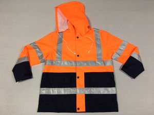 Chaqueta de Seguridad Reflectante de Alta Visibilidad, Antiestática, Ignífuga, Transpirable, de Talla Grande, con Bolsillos, Certificación CE - Product Image 5