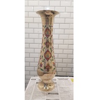 Pot de fleurs en métal plaqué laiton pour décorations de table pour la maison réceptions d'hôtel meilleure qualité décoration de table de mariage à personnaliser