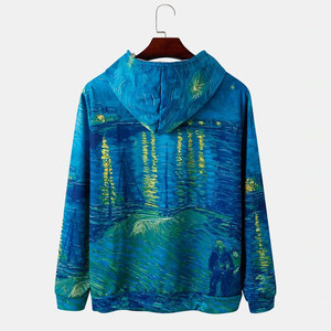 Sweats à capuche de sublimation de service OEM les plus vendus prix de gros sweats à capuche de sublimation 100% sweats à capuche de sublimation en polyester - Product Image 2