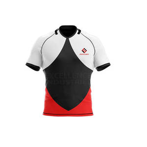 Conjunto de uniforme de rugby de tela de sublimación transpirable de poliéster 100% de lujo de fabricante pakistaní, ropa de fútbol de estilo cómodo - Product Image 2