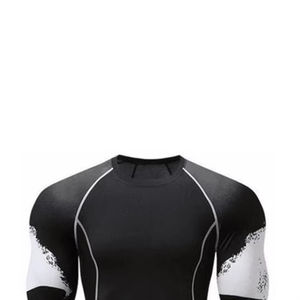 Rash Guard de qualité supérieure OEM pour hommes, imprimé par sublimation, en spandex, pour la salle de sport, le fitness, le surf, la plongée, chemises de compression - Product Image 5