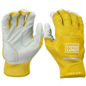 Gants de frappe de baseball en cuir de chèvre personnalisés, impression personnalisée, adhérence souple et flexible, pour jeunes, adultes, équipe professionnelle, gants de frappe de softball - Product Image 4