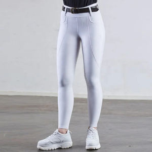 Jodhpurs de punto de algodón de temporada multicolor, pantalones de equitación para principiantes para niños y adultos para deportes ecuestres - Product Image 6