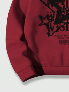 Pull à capuche zippé pour hommes tendance Respirant Coton Polaire/Polyester Imprimé personnalisé Conception brodée Séchage rapide - Product Image 5