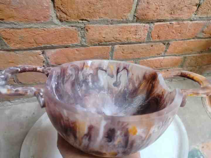 2025 Greatest Design Star Craft India Best Sale Handicraft Product  Antique Decorated Fruit Bowl Wedding Decoration Bowls