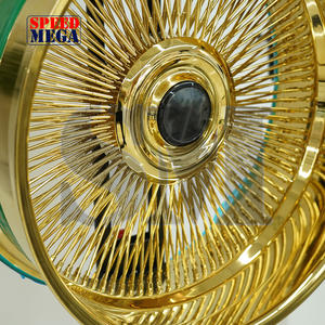 Rines de Lujo de Dos Piezas Forjadas en Acero Dorado de 20, 22 y 24 Pulgadas, 5x5, 100 y 150 Radios, 5x114.3 para Mercedes y Chevrolet de Lujo - Product Image 2