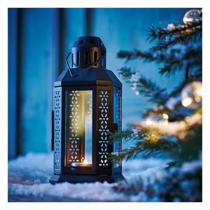 Lanternes marocaines dorées avec finition marron doré, disponibles en grandes tailles et en plusieurs couleurs Nouvelle arrivée - Product Image 5