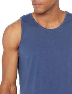 Precio de fábrica Camisas sin mangas para hombre Camisetas sin mangas de verano para hombre Multipack 100% Algodón Pull On cierre Lavado a máquina - Product Image 5