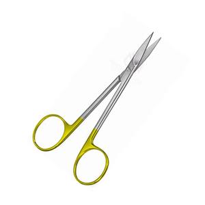 Ciseaux à gencives manuels réutilisables en acier inoxydable allemand de qualité supérieure, finition satinée, instruments chirurgicaux droits pour usage dentaire - Product Image 3