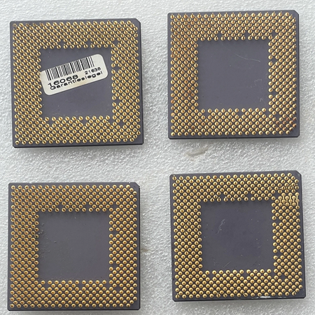 Waste Processor  High Grade CPU Ceramic Scrap Gold Recovery Electronic Pins Mixed Ceramic CPUs Bulk Supply Export Quality