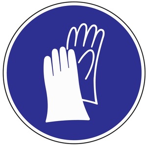 Señalización Obligatoria ASR A1.3/BGV A8, Producto Plástico para Protección de Manos - Product Image 1