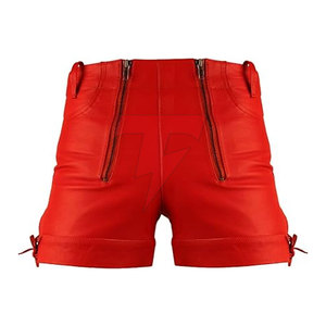 Everyday Essential Men's Solid Casual <b>Leather</b> <b>Shorts</b>-High Quality Eco-Friendly Breathable Customizable Options Active TORQSON - Product Image 4