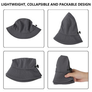 Chapeaux seau OEM personnalisés avec logo imprimé broderie extérieur été Protection solaire Mode Streetwear Couvre-chef Fournisseur - Product Image 3