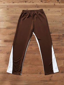 Pantalones de chándal de pierna recta de alta calidad, pantalones de chándal transpirables, pantalones de chándal holgados, pantalones de hombre a rayas curvas rectas - Product Image 2