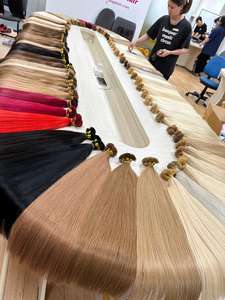 Faisceaux alignés sur les cuticules Vrigin cheveux cambodgiens extension de cheveux humains 613 trame de génie brut vietnamien - Product Image 5