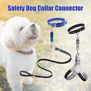 Có thể điều chỉnh prong đôi đã kết thúc sao lưu Pet Dog an toàn cổ áo sao lưu clip Clasp Dây Xích Kẹp Clip nối tím cho chó khai thác - Product Image 5