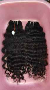 Extensiones de cabello humano de onda de cuerpo virgen de proveedor de paquetes de cabello Remy crudo indio natural de trama doble sin derramamiento y enredos - Product Image 2