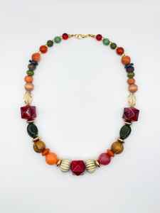 Collares Personalizados de Cadena con Bolas de Resina Epoxi Estilo Vintage al por Mayor - Product Image 5