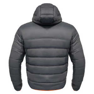 Custom Logo <b>Men's</b> Nylon Hooded Winter Puffer <b>Jacket</b> Outdoor Warm Duck Feather Bubble Puff down Coat Casual Style - Product Image 4