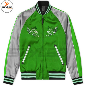 Custom Made Satin Varsity Jacket for Winter for Baseball or Other Sports - Product Image 5