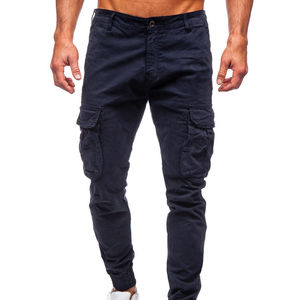 Pantalons cargo décontractés à taille mi-haute, dernière mode, personnalisés, respirants, 6 poches, nouveau style ample en coton, vente en gros disponible, OEM - Product Image 1