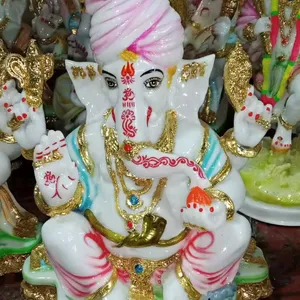 Dekorasi pernikahan India, dekorasi selamat datang untuk pernikahan, tema Ganesha ji dengan Ganesha ji untuk patung selamat datang pernikahan