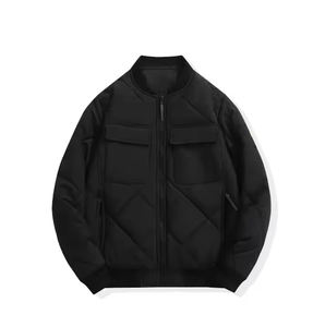 Vêtements Hommes Bomber Veste Coton Streetwear-Style Épaissie Baseball Veste Pour Hommes Varsity Veste Manteau Par RATA-International - Product Image 4