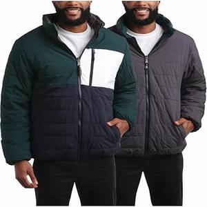 Chaqueta acolchada de invierno de alta calidad a la moda gruesa cálida con cuello levantado para hombres hecha por Dress Sports - Product Image 1