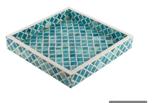 Bandeja para servir con incrustaciones de hueso de diseño elegante para comedor en casa y bandeja de comida de tamaño personalizado para uso en la cocina de Crescent Crafts - Product Image 3