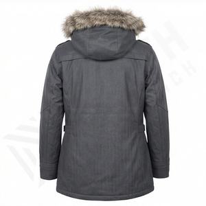 Veste parka d'hiver pour femmes, très vendue, avec boutons, de bonne qualité, nouveau design, isolée, coupe-vent, lourde - Product Image 2