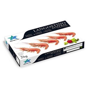 Caja de embalaje de alimentos congelados corrugado Fácil de montar y desempaquetar cajas Cajas completamente selladas para preservar la frescura - Product Image 2