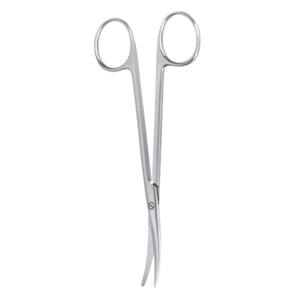 กรรไกรเมทเซนบัมคุณภาพสูง ทำจากสแตนเลส ใบมีดโค้ง สำหรับตัดเนื้อเยื่อทางการแพทย์ ปลายทู่/ปลายมน - Product Image 5