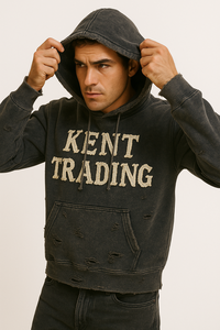 เสื้อฮู้ดโอเวอร์ไซส์แบบกำหนดเองไหล่ตก100% ผ้าฟลีซ | เสื้อสวมหัวสไตล์สตรีทแวร์สำหรับผู้ชายและผู้หญิง | ผู้ผลิต OEM - Product Image 3