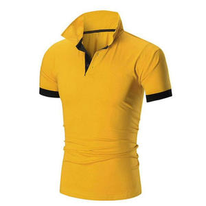 เสื้อโปโลทรงสลิมฟิตสำหรับผู้ชาย, เสื้อผ้าฝ้ายแท้ใส่สบายสำหรับฤดูร้อนเสื้อแนวสตรีทเสื้อลำลองใหม่สำหรับผู้ชาย - Product Image 5