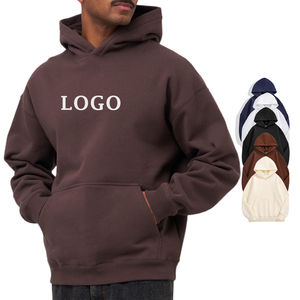 Vente en gros de sweats à capuche 100% coton pour hommes pulls à capuche épais sweats à capuche vierges sweats à capuche en polaire à imprimé bouffant personnalisé de haute qualité - Product Image 1