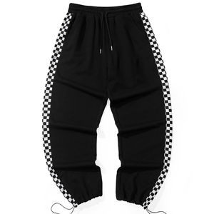 กางเกงกีฬาลำลองของผู้ชายกางเกงผ้าฝ้าย100% น้ำหนักเบามีเชือกผูกปิดกลางเอวบริการ OEM ตามสั่ง - Product Image 1