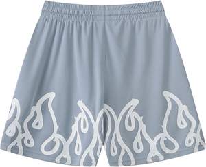 Fabricant Logo personnalisé Streetwear Sports Running Gym Broderie Homme Plus Size Basketball Short en maille pour homme 2025 - Product Image 3