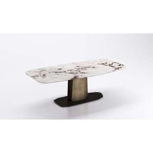 Aviator Keramik Modern Lift <b>Dining</b> <b>Table</b> Metal Extendable <b>Foldable</b> and Adjustable Desk for Home or Office Use - Product Image 2