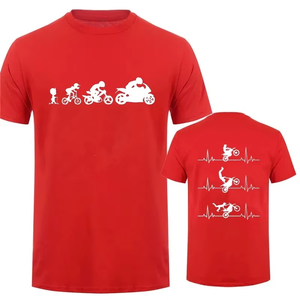 Camiseta de manga corta para hombre, camiseta de gran tamaño con estampado de motocicletas, camiseta para hombre, ropa para hombre - Product Image 4